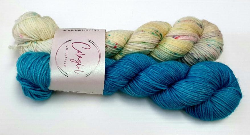 Pas De Deux 2 x 50g Swagman 4ply/Fingering Sets 'Springfling & OOAK'