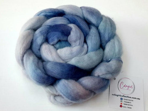 Hand Painted Roving Merino/Corriedale-Lyndal