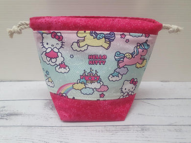 Draw String Project Bag Small - Hello Kitty