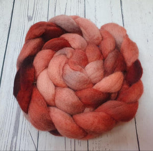 Hand Painted Roving Merino/Corriedale-Blair