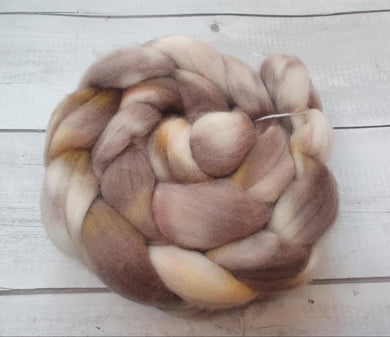 Hand Painted Roving Victorian Merino-Spiced Chai