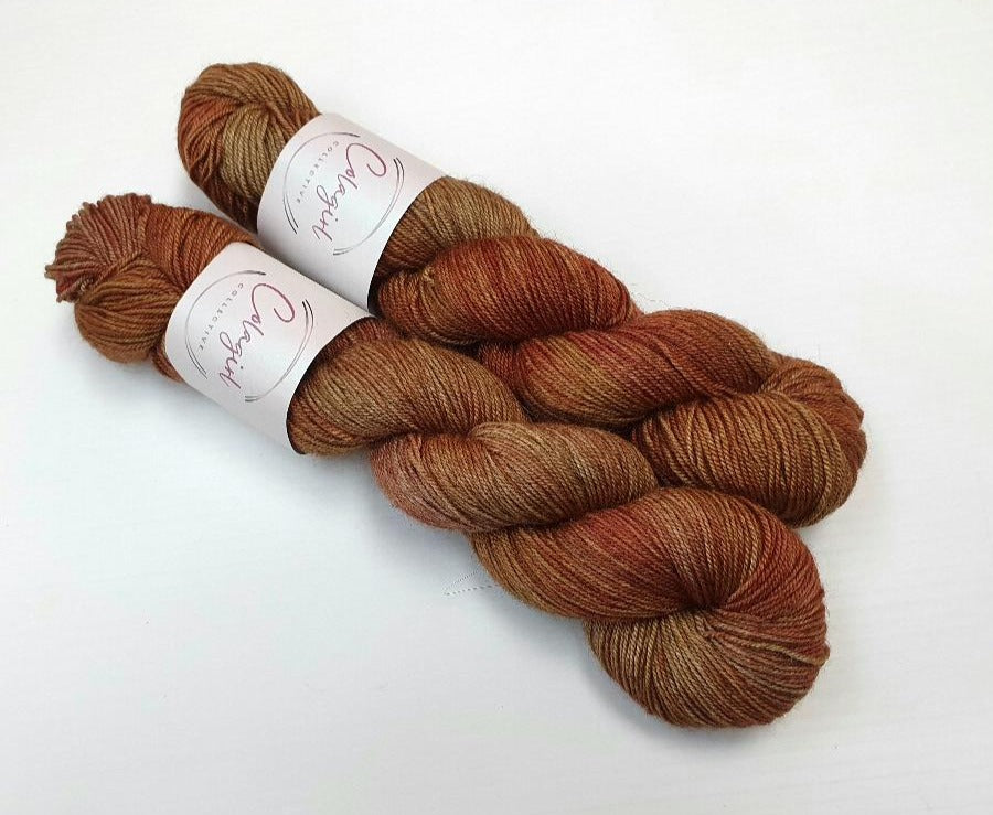 Plateau Yak/Silk 4ply/Fingering 'Coppertones'