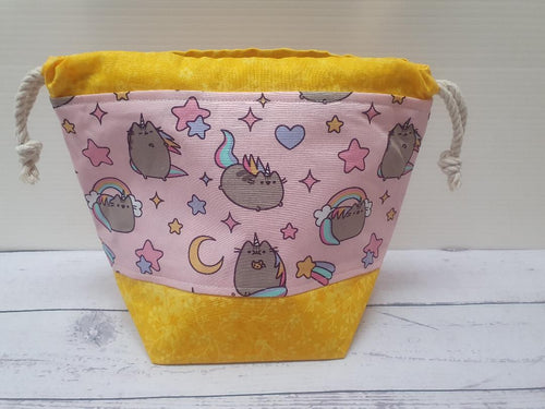 Draw String Project Bag Small - Pusheen