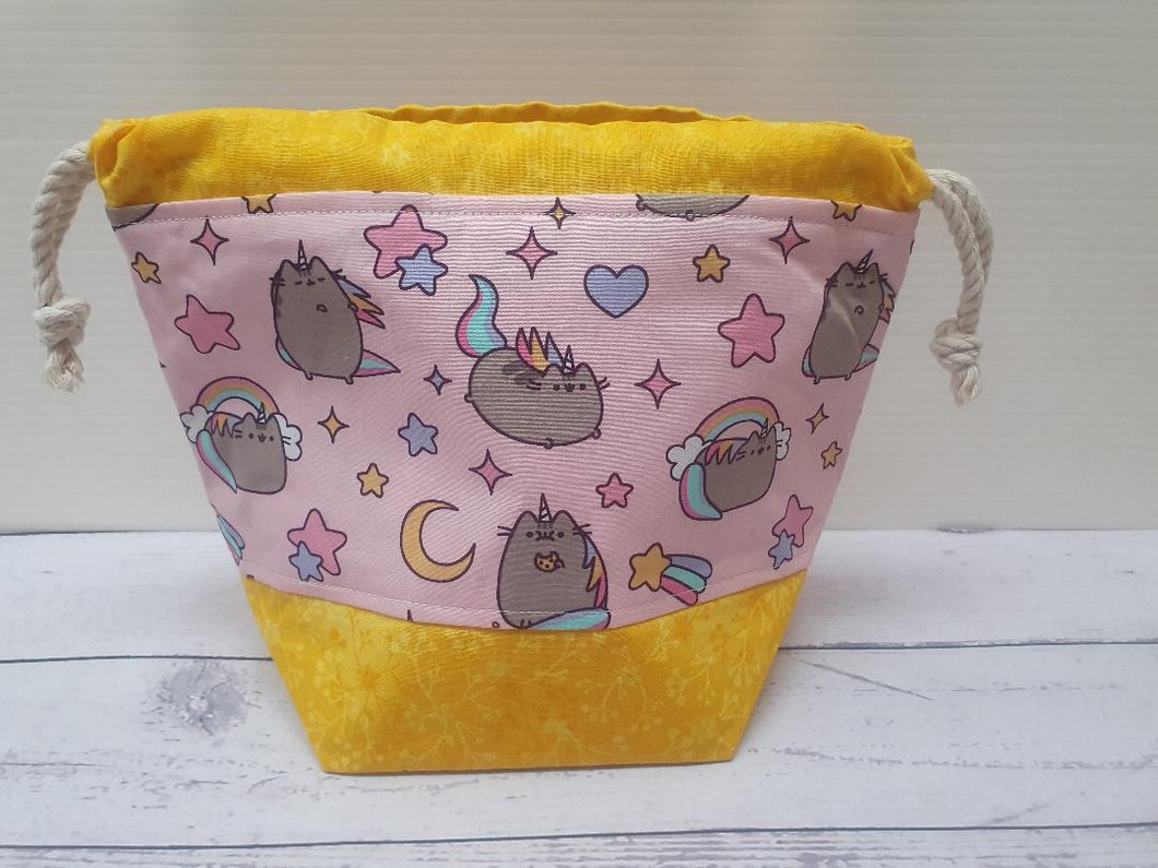 Draw String Project Bag Small - Pusheen