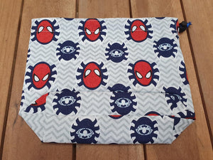 Project Bag Small Draw String 'Spiderman'